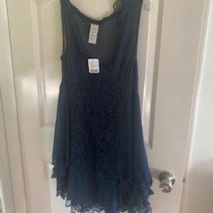 New Free People Blue Dress Small